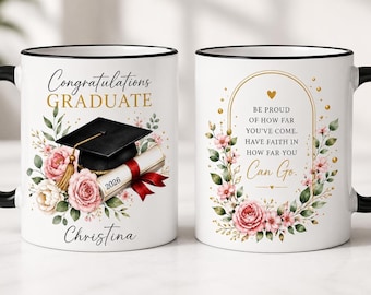 Personalised Graduation Mug | Custom Graduate Gift | Congratulations Mug | Class of 2026 | Graduation Present