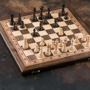 Personalized Wooden Chess Set, Classic Chess Set, Chess Set With Board, Wooden Handmade Chess set