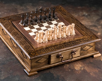 Luxury Custom Chessboard — Conifer Wood Creations