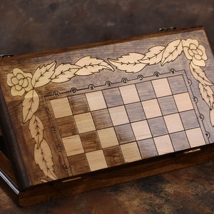 Engraved Beautiful Chess Set