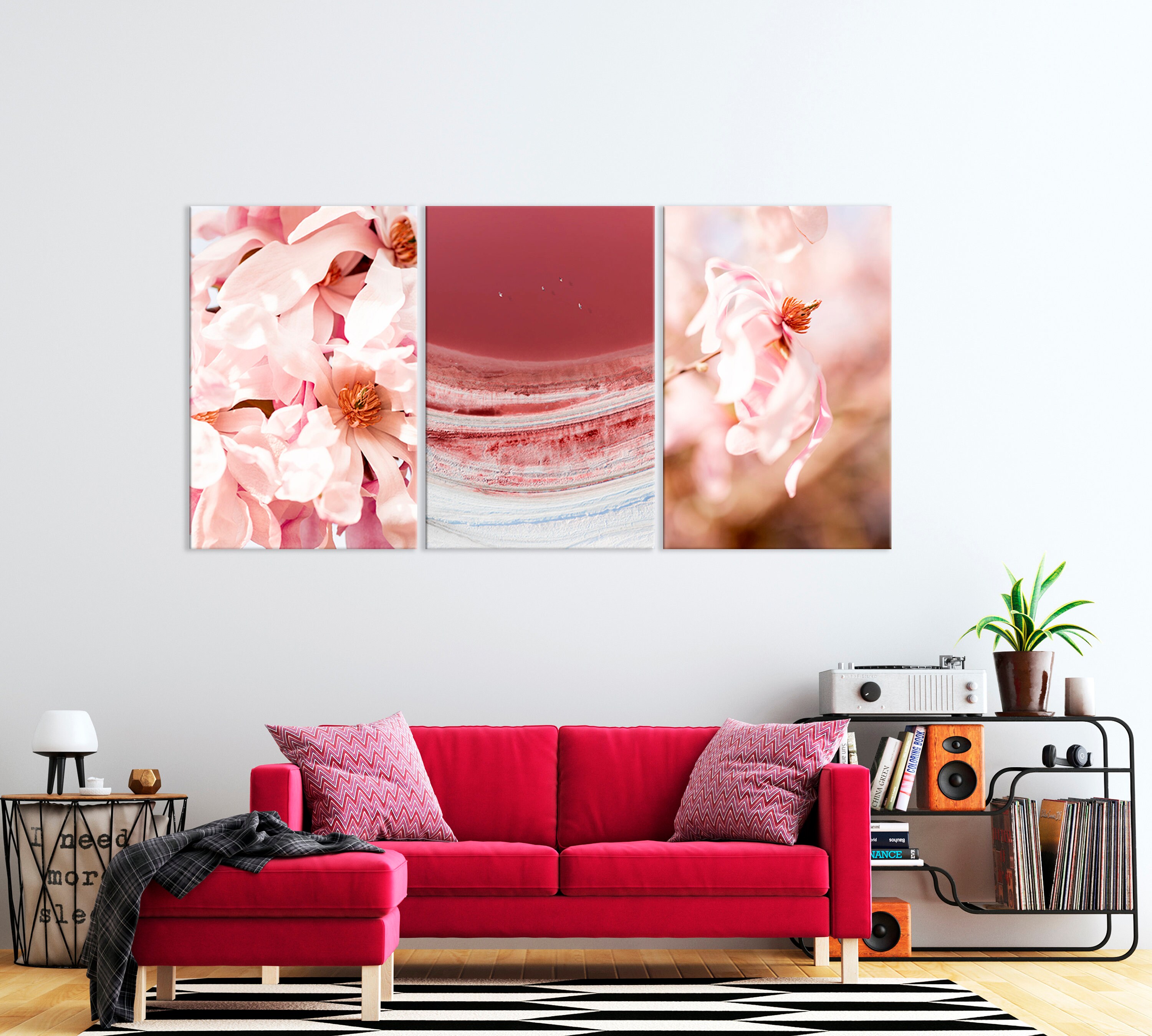 3er Set Blumen Halsketten | Verstellbare Seidenblumen Schmuck Für Frauen | Brautschmuck & Festival