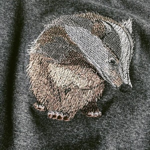 Badger Machine Embroidery Design - Forest Brock Design - Instant Download Machine Patterns - Machine Design 3 sizes - Brock Digital Design