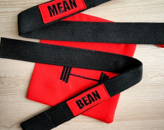 Personalized Lifting Straps without soft details, CUSTOM Embroidered, Cotton Lifting Straps, cross fit, bodybuilding, powerlifting