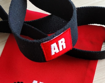 Figure eight belts.Personalized Lifting Straps. CUSTOM Embroidered, Cotton Lifting Straps, cross fit, bodybuilding, workout.