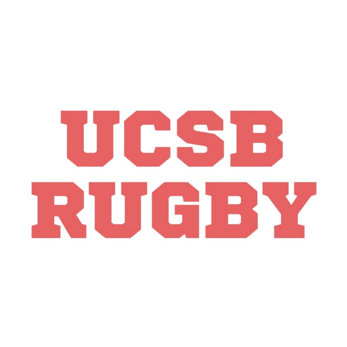UCSB RUGBY Sticker | Etsy
