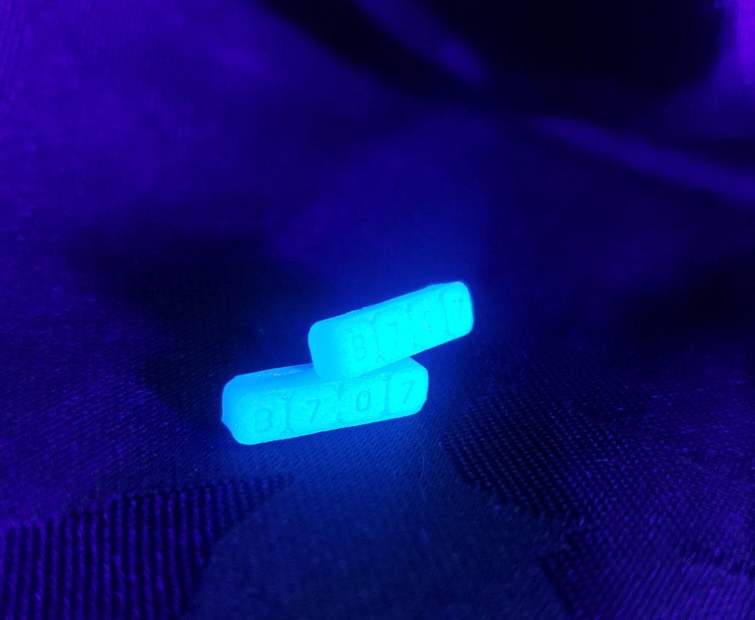 Blue Xanax Earrings B707 Etsy