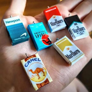 Collana sigaretta, fatta a mano, novità, regalo, marlboro