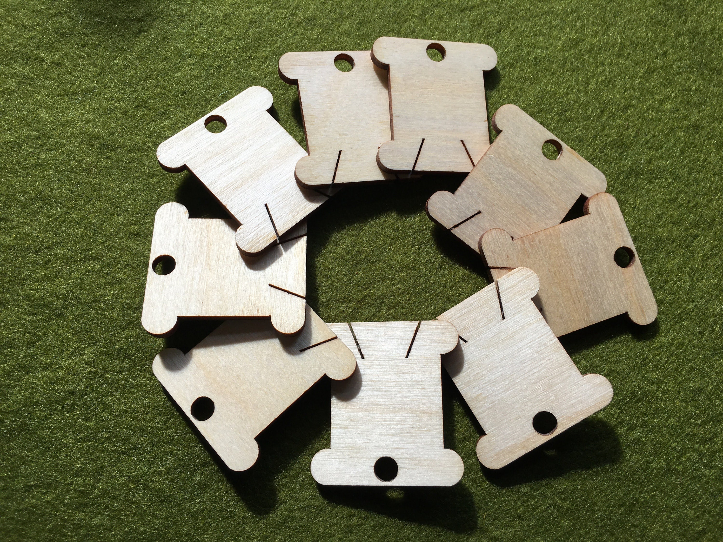 Wooden Floss Bobbins Embroidery Thread Holder Floss Bobbins Etsy UK