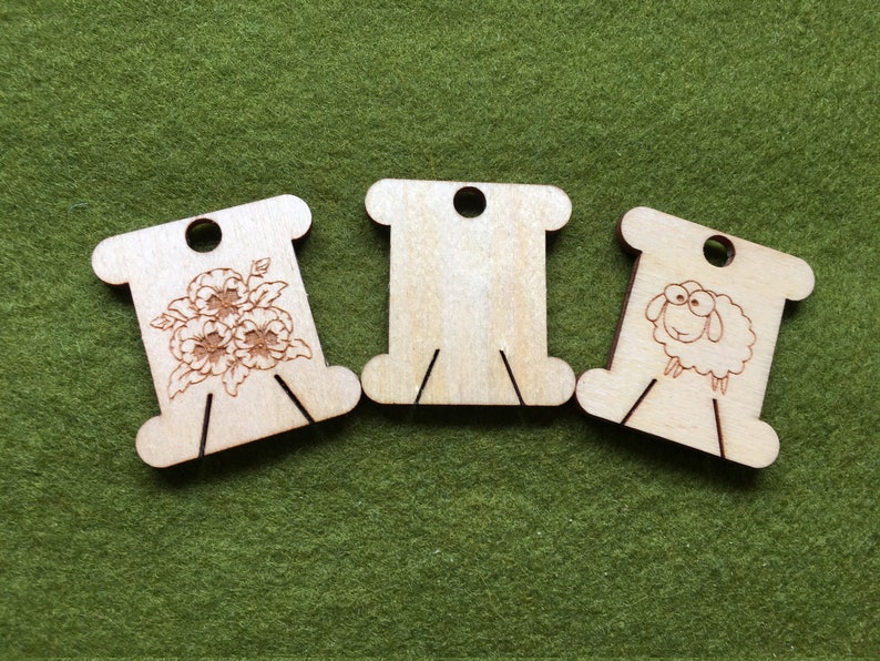 Wooden Floss Bobbins Embroidery Thread Holder Floss Bobbins Etsy UK