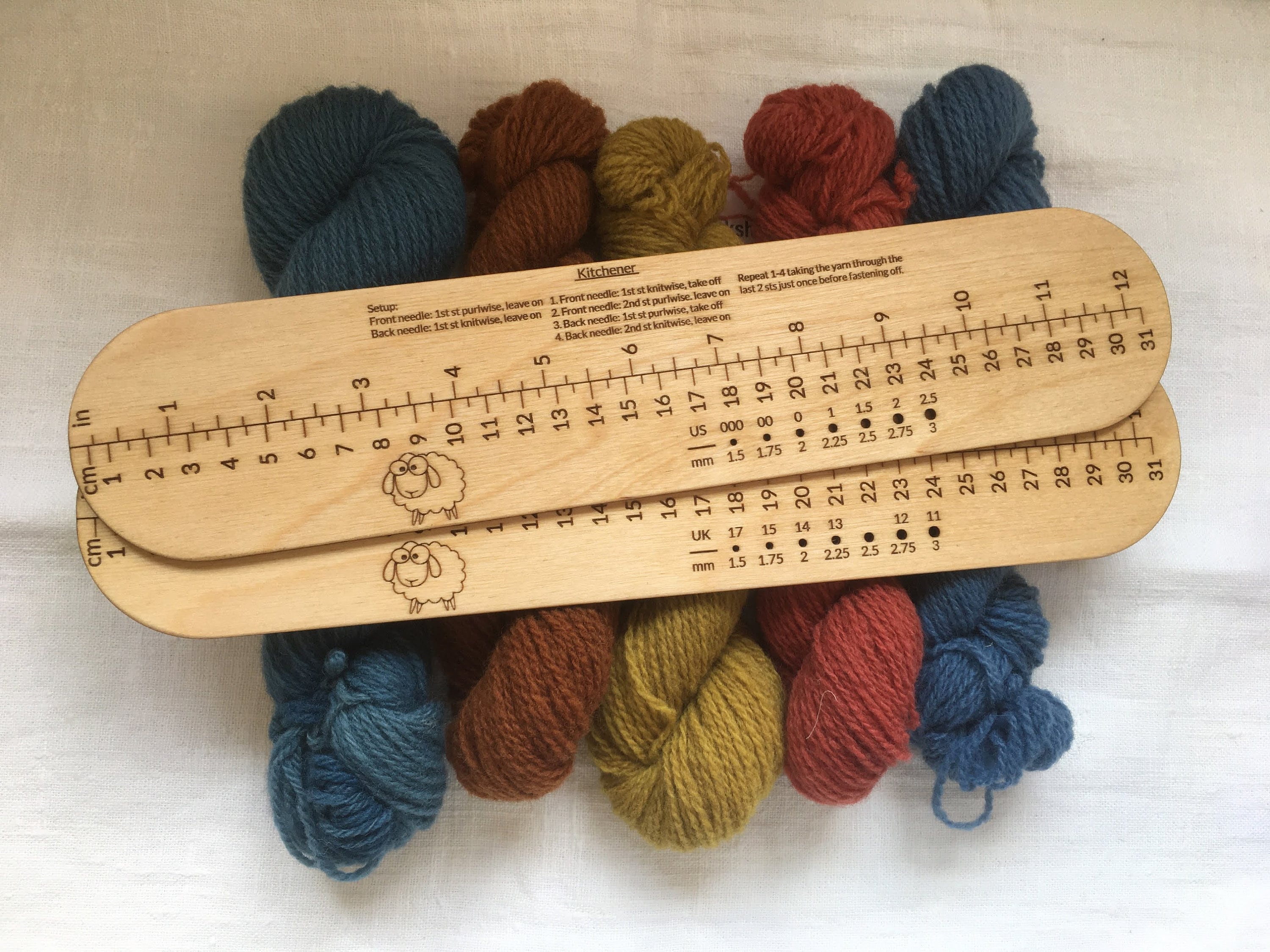 Knitting Needle Gauge, Multi Function Knitting Tool, Knitting
