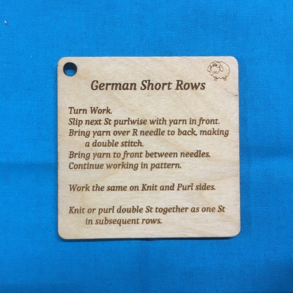 German Short Rows Reminder