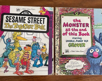 Vintage Sesame Street Golden Books