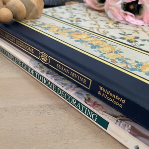 Libri vintage di Laura Ashley: camere da letto e guida completa all'arredamento della casa / Anni '80 / Libri sull'arredamento della casa