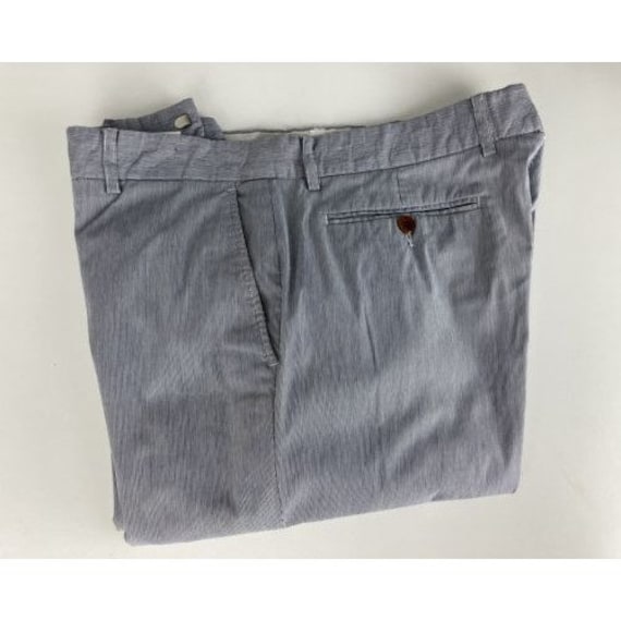 395.00 Paul Smith Navy & White Pants 36 w - image 1