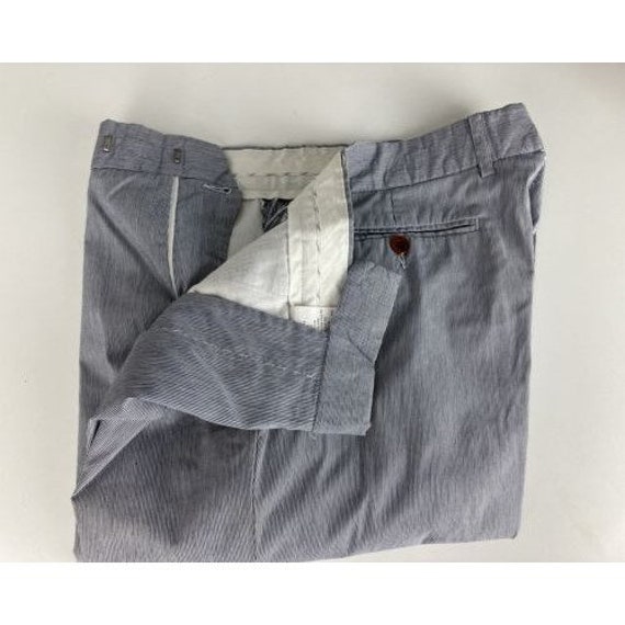 395.00 Paul Smith Navy & White Pants 36 w - image 4