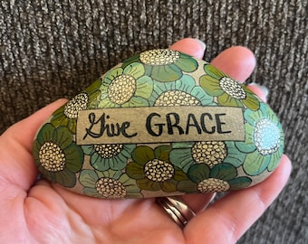 Inspirational Hand-Painted Rocks