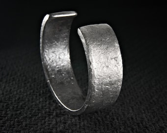 Brazalete vikingo forjado - Brazalete de acero forjado, Brazalete vikingo, Brazalete de hierro crudo para hombre, Brazalete forjado, Brazalete vikingo, Réplica, Feria del Renacimiento