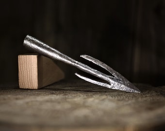 Hand forged spearhead, Viking lance, Slavic medieval spearhead, Hand forged throwing spear, Reenactment spear head, Slavic throwing spear