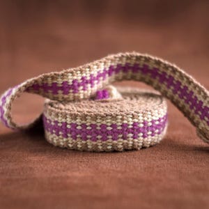 Viking trim belt, Medieval belt replica, Rigid heddle trim, Women hand woven braid, Woven trim, Handwoven sash, Hand woven slavic belt