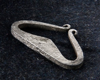 Encendedor de pedernal forjado a mano, acero vikingo para encender fuego, réplica medieval de encendedor, larp, eslavos, supervivencia, herramienta para hacer fuego, regalo para recreadores históricos.