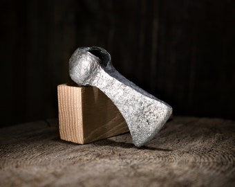 Medieval hatchet, Handforged axe head, Slavic axe head, Cosplay axe, Hand forged axe head replica, Ren fair axe head, Viking axe replica