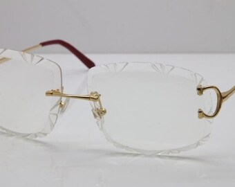 cartier glasses etsy