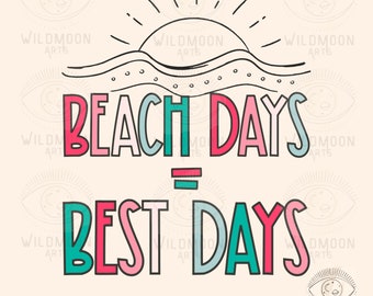Strandtage PNG, Sublimation Designs, Sommer png Design, Boho Designs, Boho png, Retro Design, Retro Sommer Png, Sommer Sublimation, Strand png