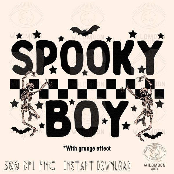 Spooky Boy PNG, Halloween Sublimation designs, Halloween png designs,Cozy png,Retro Halloween png,retro fall png,boys fall sublimation png