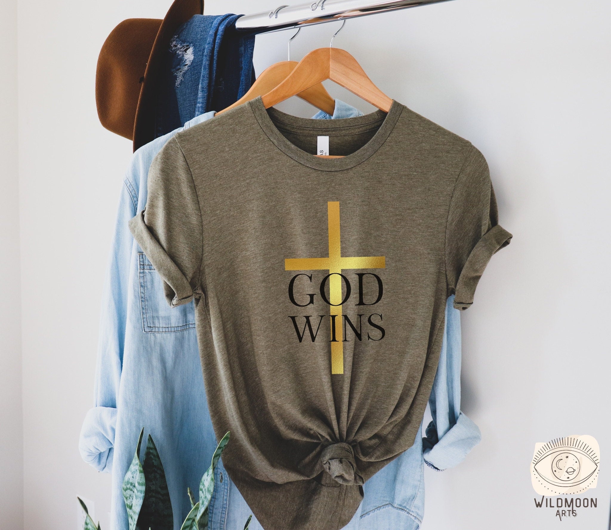 God Wins PNG Design-sublimation Design,christian Design,christian Png ...