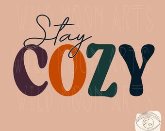 Blijf gezellig PNG, Sublimatie ontwerpen, Herfst png ontwerpen, boho ontwerpen, Thanksgiving png, Fall yall Png, Herfst png, Retro herfst, Halloween