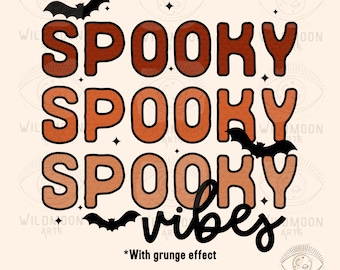 Spöklika vibbar PNG, Halloween-sublimeringsdesigner, Halloween png-designer, Spöklik png, Retro Halloween png, Skurkig png, Spöklika vibbar sublimering png