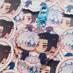 Satosugu (Gojo & Geto) Keychain and Sticker | Jujutsu Kaisen