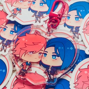 Caitvi (Caitlyn & Vi) Keychain and Sticker | Arcane