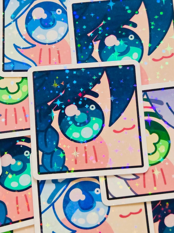 Venti, Hu Tao, Furina, Nahida, Tartaglia Childe, Lumine Holographic Sticker | Genshin Impact
