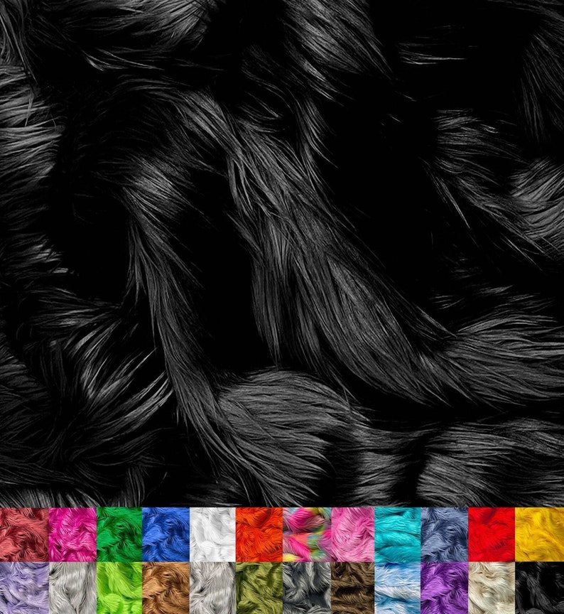 Versatile and luxurious, our yardage of fluffy faux fur is perfect for an array of DIY craft projects, fashion accessories, halloween costume designs, fur coats, vests and home decor accents like fur wall, fur pillows, chair covers, shawls, fur rugs