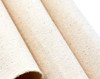 Cotton Duck Canvas Fabric: Durable Natural Upholstery, Bags, Crafts