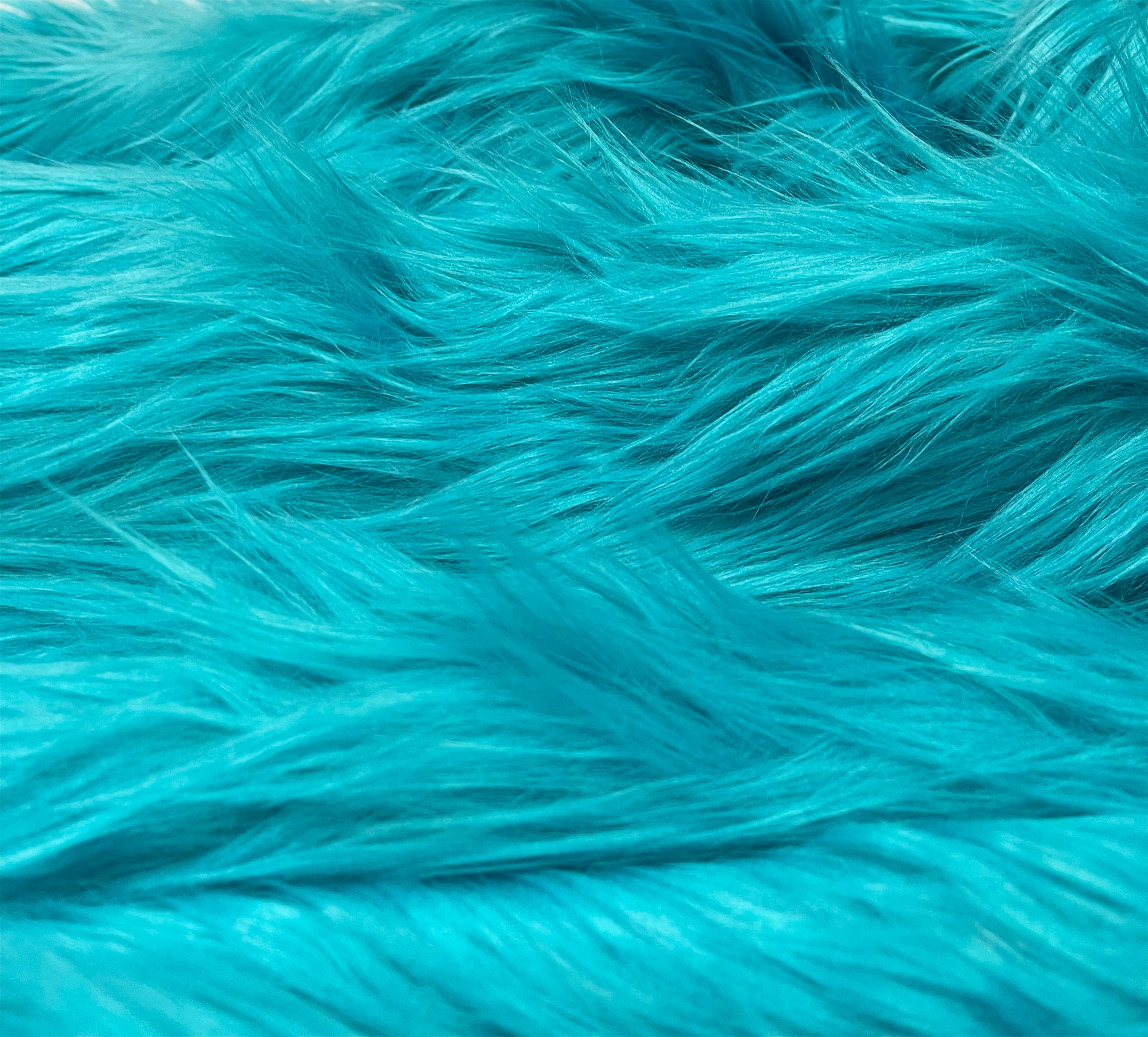 Teal fur top