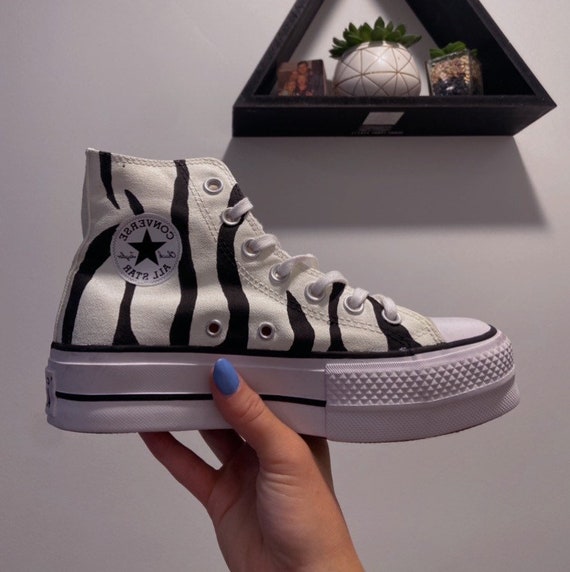 Buy Zebra Platform Converse Online in India - Etsy Buy Zebra Platform Converse Online in India - Etsy