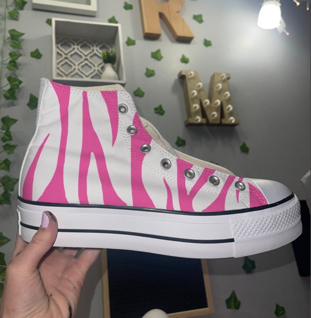 Zebra Print Converse Etsy Singapore