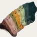 ANKLE - NIKE Socks - Hand Dyed - Adult Quarter Crew  - Neutral Tones - Pastel Colors 