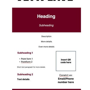 Editable PowerPoint FlyerTemplate – Modern  Flyer| US Letter-sized |  Instant Download