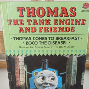 Vintage 1987 First Edition Thomas The Tank Engine and Friends - Thomas Comes To Breakfast & Boco the Diseasel*Railway Series by Rev W Awdry