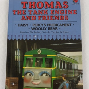 Vintage 1986 First Edition Thomas The Tank Engine and Friends - Daisy*Percy&#39;s Predicament*Woolly Bear*Ladybird Thomas The Tank*