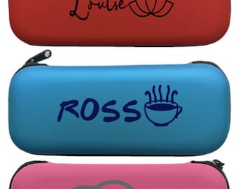 Personalised Glasses Case Zip Hard Case Sun Glass Sunglasses Case