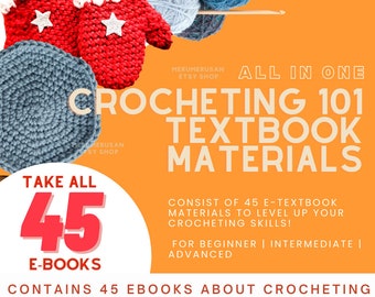 Crocheting 101 Learning Material | Crochet Pattern Book | Instant Download | Digital | PDF