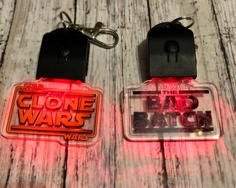 Llavero luminoso de Star Wars: The Bad Batch Clone Wars