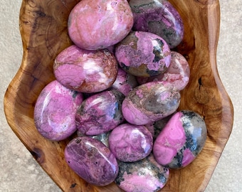 Captivating Cobalto Calcite Palm Stones (You Choose)