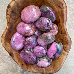 Captivating Cobalto Calcite Palm Stones (You Choose)