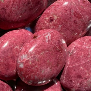 RARE pierres de palmier thulite norvégiennes, deux tailles
