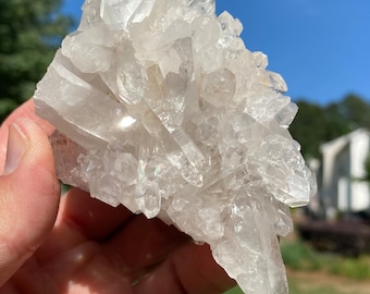Natural Arkansas Quartz Cluster, 247 Grams